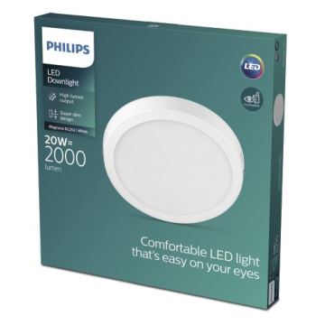 Philips - LED Lubinis šviestuvas LED/20W/230V 2700K baltas