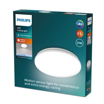 Philips - LED lubinis šviestuvas su jutikliu ACUNA LED/21W/230V 4000K