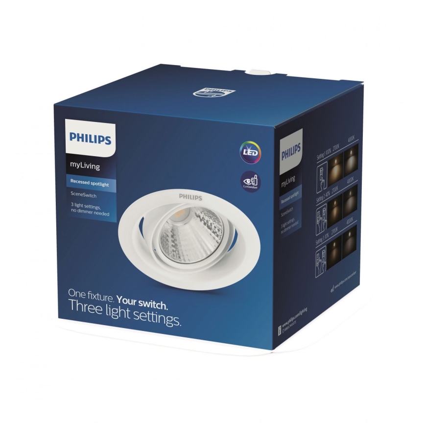 Philips - LED Pakabinamas šviestuvas  LED/4.5W/230V 2,700K