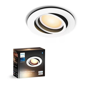 Philips - LED pritemdomas įleidžiamas lubinis šviestuvas Hue MILLISKIN 1xGU10/4,2W/230V 2200-6500K balta