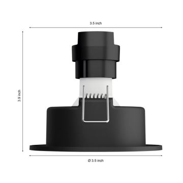 Philips - LED pritemdomas įleidžiamas lubinis šviestuvas Hue MILLISKIN 1xGU10/4,2W/230V 2200-6500K balta