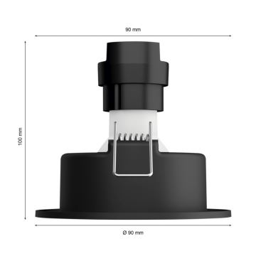 Philips - LED pritemdomas įleidžiamas lubinis šviestuvas Hue MILLISKIN 1xGU10/4,2W/230V 2200-6500K