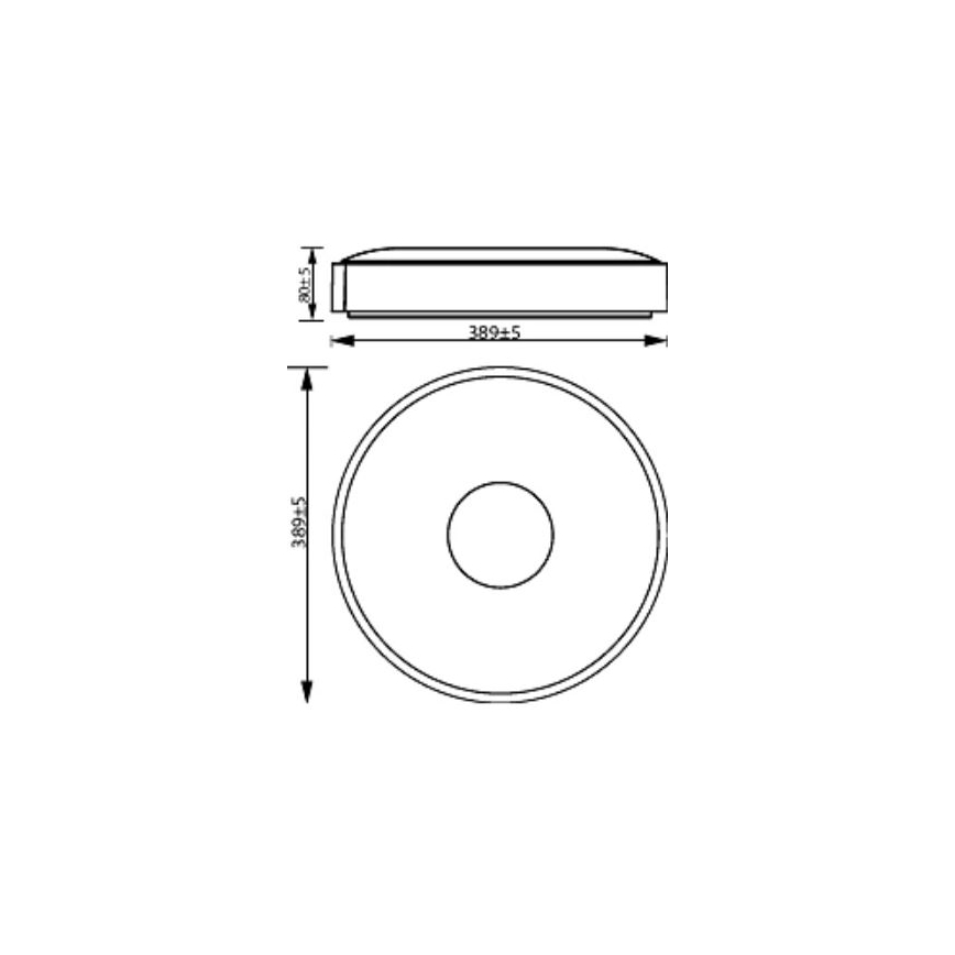 Philips - LED Pritemdomas lubinis šviestuvas COINER SCENE SWITCH LED/24W/230V 4000K balta