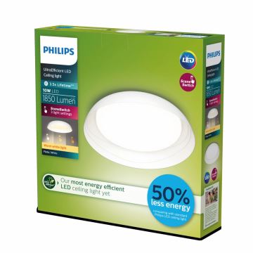 Philips - LED Pritemdomas lubinis šviestuvas FLETA LED/10W/230V 2700K balta