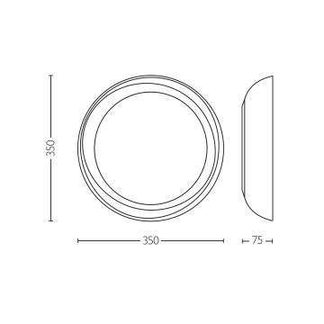 Philips - LED Pritemdomas lubinis šviestuvas FLETA LED/10W/230V 2700K balta