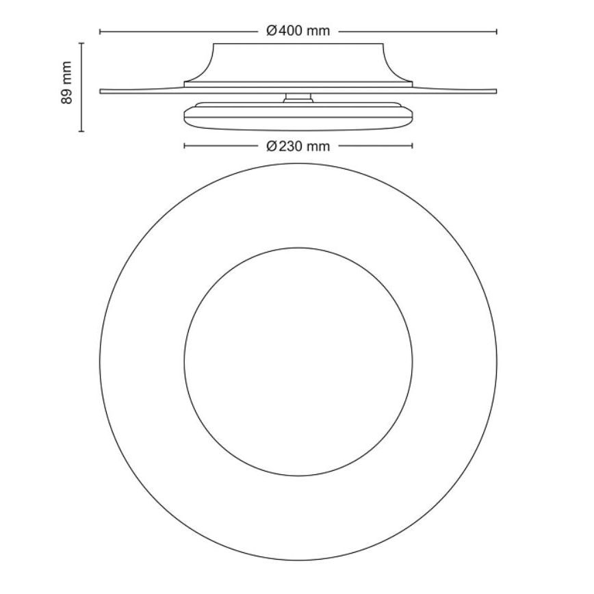 Philips- LED Pritemdomas lubinis šviestuvas SCENE SWITCH LED/30W/230V 2700K sidabras