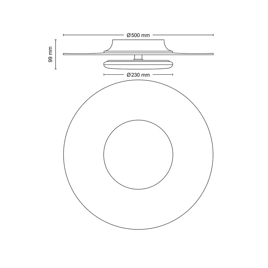 Philips- LED Pritemdomas lubinis šviestuvas SCENE SWITCH LED/40W/230V 2700K sidabras