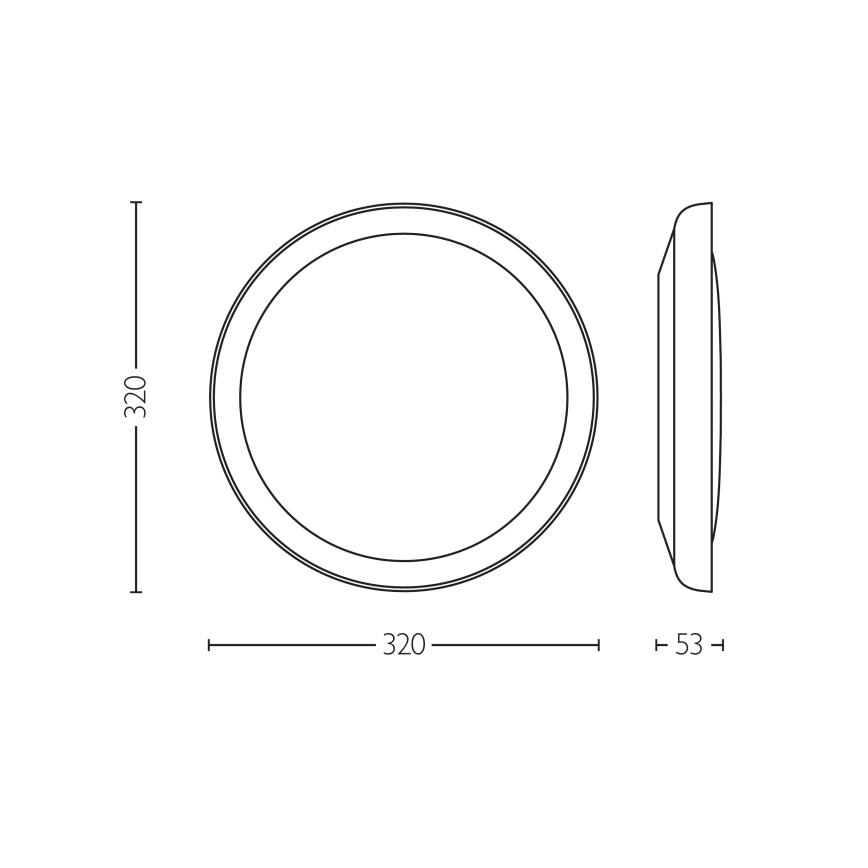 Philips - LED Pritemdomas lubinis šviestuvas PEBBLO SCENE SWITCH LED/10W/230V 2700K balta