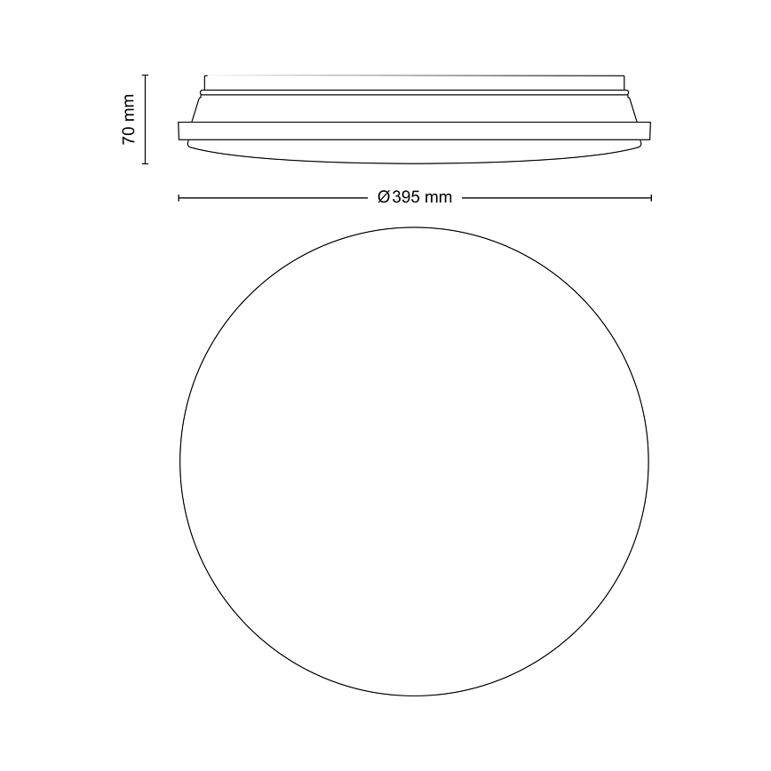 Philips - LED Pritemdomas lubinis šviestuvas LED/24W/230V 2700-6500K + nuotolinio valdymo pultas