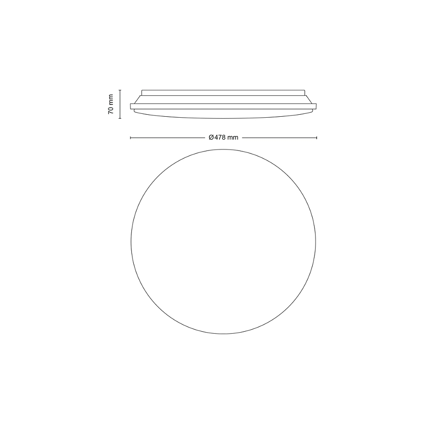 Philips - LED Pritemdomas lubinis šviestuvas LED/40W/230V 2700-6500K + nuotolinio valdymo pultas