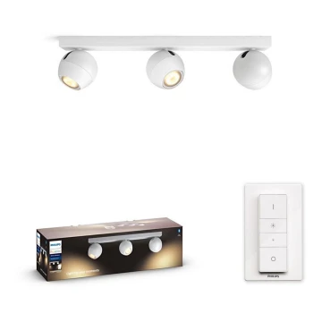 Philips - LED Reguliuojamas akcentinis šviestuvas Hue BUCKRAM 3xGU10/5W/230V