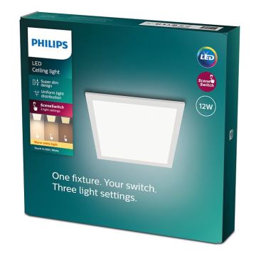 Philips - LED Reguliuojamas lubinis šviestuvas SCENE SWITCH LED/12W/230V 2700K