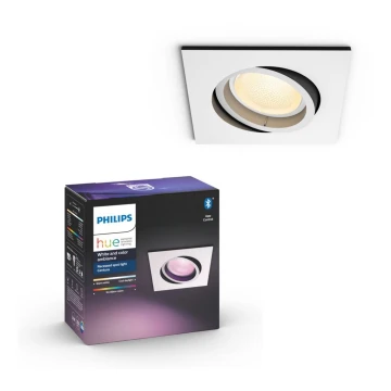 Philips - LED RGB Pritemdomas įleidžiamas lubinis šviestuvas Hue CENTURA 1xGU10/5,7W/230V
