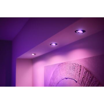 Philips - LED RGB Reguliuojamas įleidžiamas šviestuvas Hue CENTURA 1xGU10/5,7W/230V 2000-6500