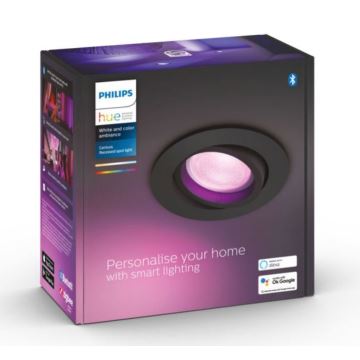 Philips - LED RGB Reguliuojamas įleidžiamas šviestuvas Hue CENTURA 1xGU10/5,7W/230V 2000-6500