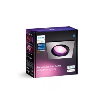 Philips - LED RGBW Pritemdomas įleidžiamas lubinis šviestuvas Hue CENTURA 1xGU10/4,2W/230V 2000-6500K