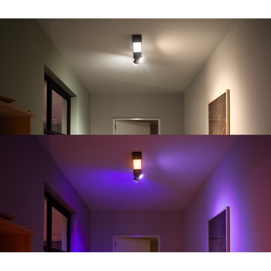 Philips - LED RGBW Pritemdomi akcentiniai šviestuvai Hue CENTRIS LED/11W/230V + 2xGU10/5,7W