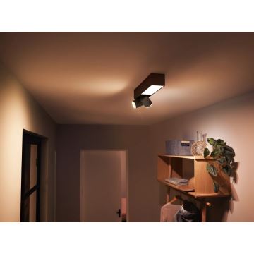 Philips - LED RGBW Pritemdomi akcentiniai šviestuvai Hue CENTRIS 2xGU10/4,2W/230V + LED/11W 2000-6500K