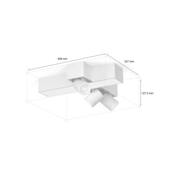 Philips - LED RGBW Pritemdomi akcentiniai šviestuvai Hue CENTRIS 3xGU10/4,2W/230V + LED/11W 2000-6500K