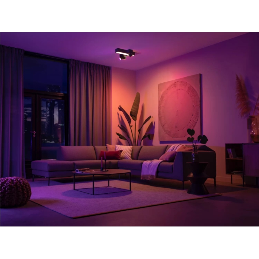 Philips - LED RGBW Pritemdomi akcentiniai šviestuvai Hue CENTRIS 3xGU10/4,2W/230V + LED/11W 2000-6500K