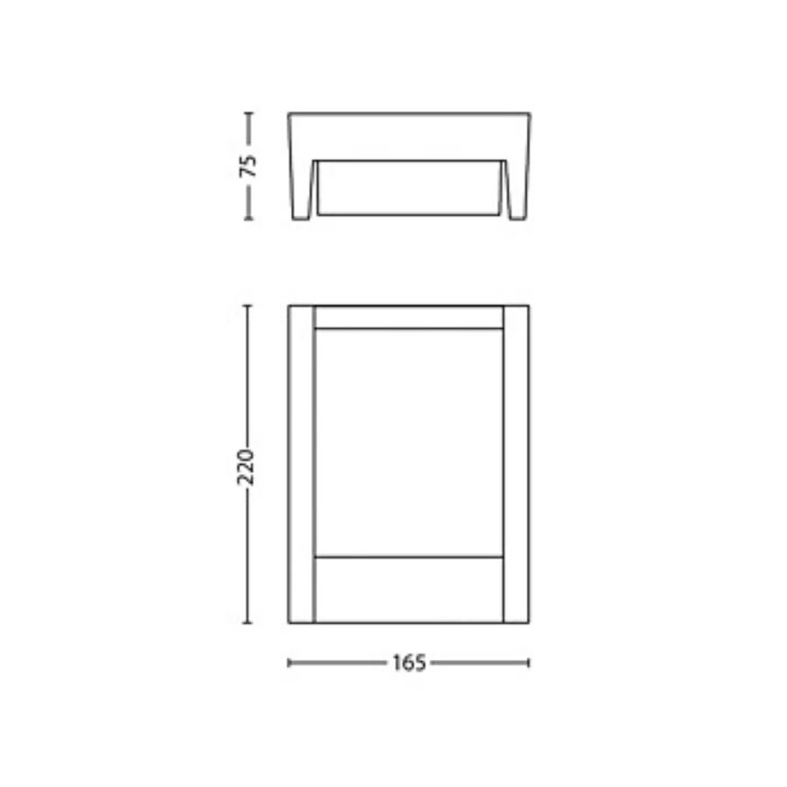 Philips - LED sieninis lauko šviestuvas ARBOUR LED/3,8W/230V IP44