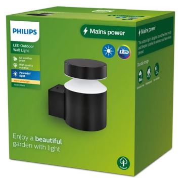 Philips - LED sieninis lauko šviestuvas LAVEN LED/6W/230V 2700K IP44