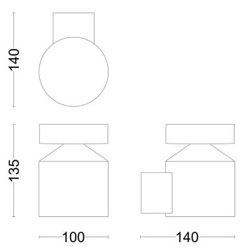 Philips - LED sieninis lauko šviestuvas LAVEN LED/6W/230V 2700K IP44