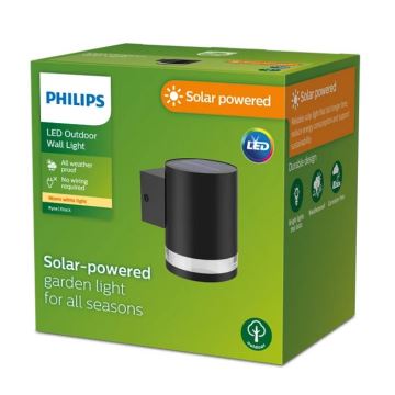 Philips - LED sieninis šviestuvas, įkraunamas saulės energija FYCE LED/1,5W/3,7V IP44