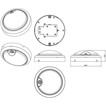 Philips – LED Sieninis šviestuvas su jutikliu PROJECTLINE LED/15W/230V IP54