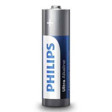 Philips LR6E4B/10 - 4 vnt šarminės baterijos  AA ULTRA ALKALINE 1,5V 2800mAh