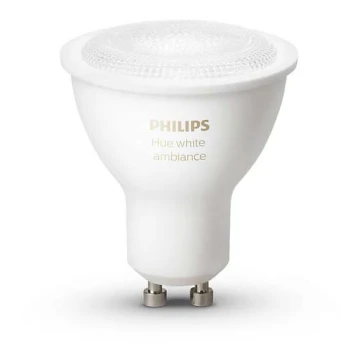 Philips - Pritemdoma LED lemputė Hue WHITE AMBIANCE 1xGU10/5,5W