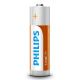 Philips R6L4B/10 - 4 vnt cinko chlorido baterijos  AA LONGLIFE 1,5V 900mAh