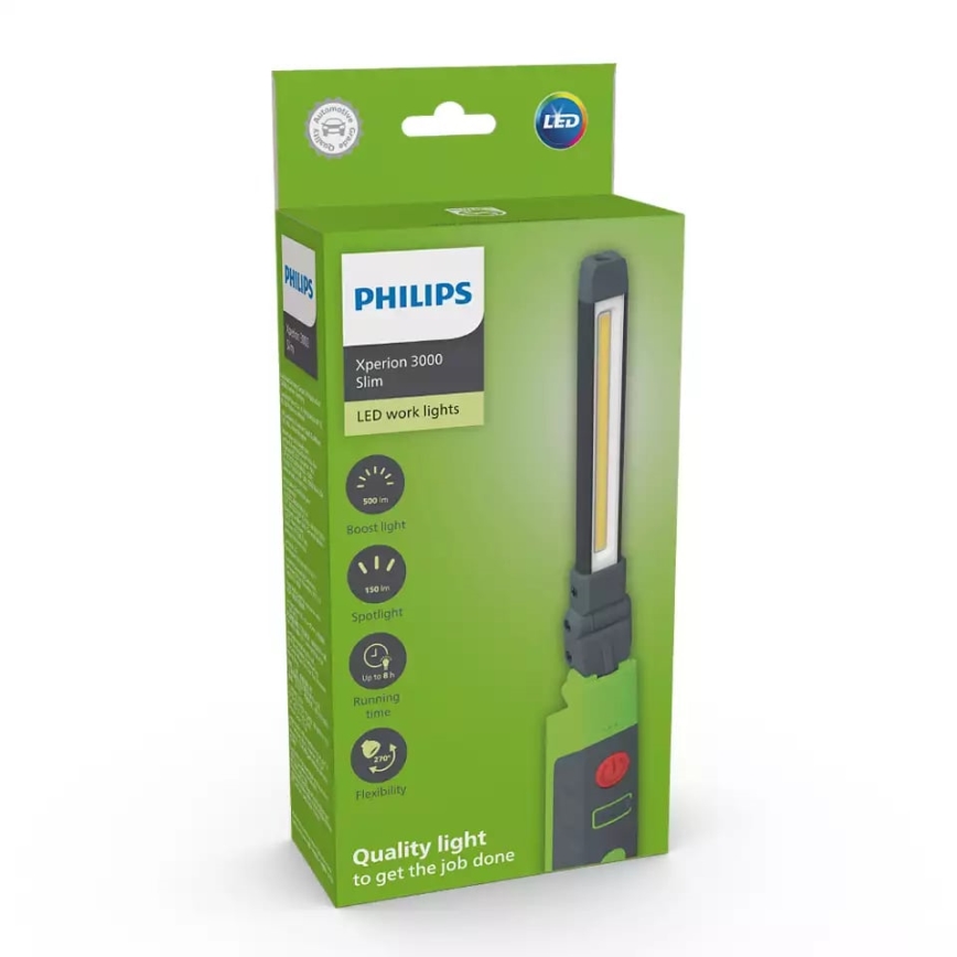 Philips X30SLIMX1 - LED Pritemdomas įkraunamas žibintuvėlis XPERION LED/5W/3,7V 500 lm 2500mAh
