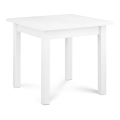 Pietų stalas HOSPE 78x80 cm bukas/balta