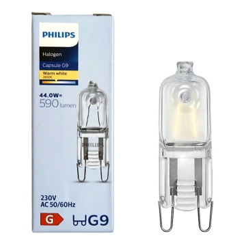 Pramoninė elektros lemputė Philips G9/44W/230V 2800K