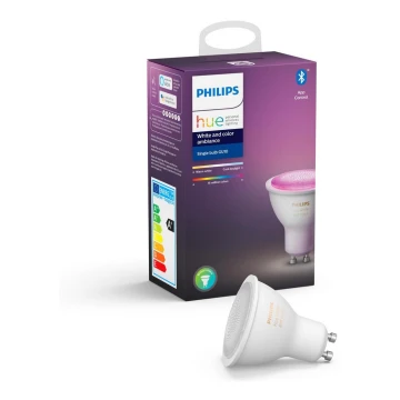 Pritemdoma LED lemputė Philips Hue WHITE AND COLOR AMBIANCE GU10/5,7W/230V 2000-6500K