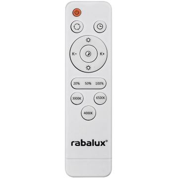 Rabalux 1426 - Lubinis LED šviestuvas su nuotoliniu valdymu PRIMROSE LED/48W/230V
