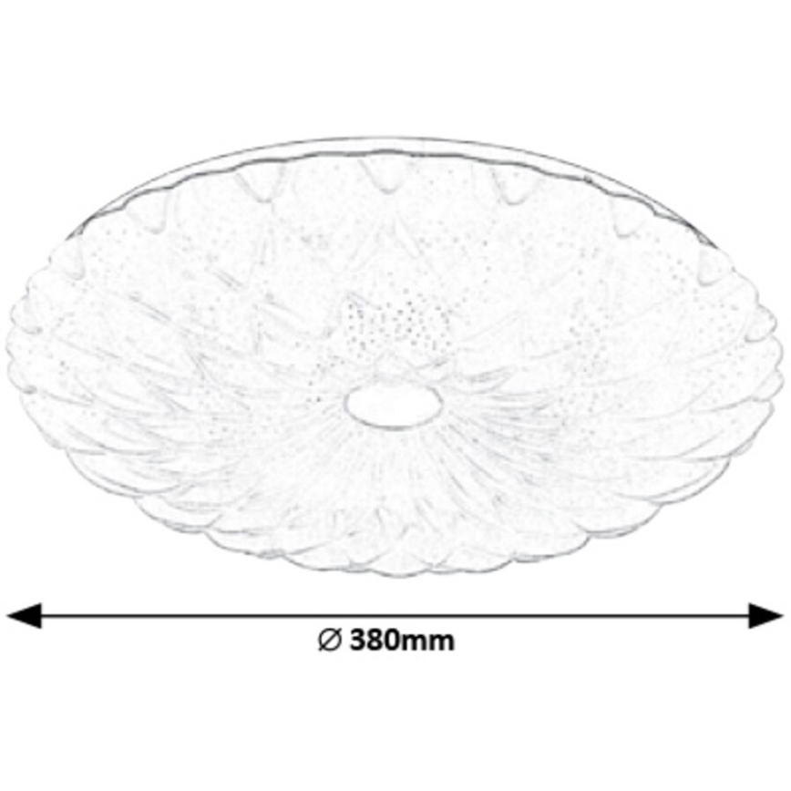 Rabalux 1426 - Lubinis LED šviestuvas su nuotoliniu valdymu PRIMROSE LED/48W/230V