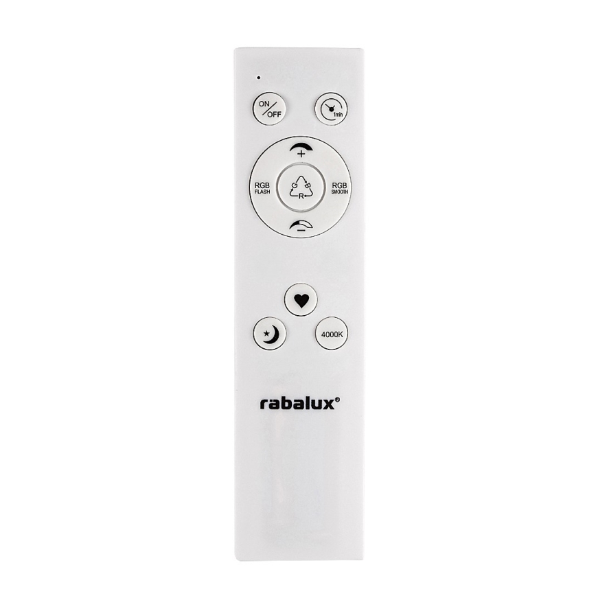 Rabalux - LED RGB pritemdomas lubinis šviestuvas LED/22W/230V Wi-Fi + nuotolinio valdymo pultas