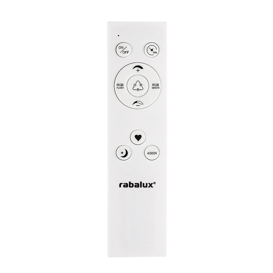 Rabalux - LED RGB pritemdomas lubinis šviestuvas LED/22W/230V Wi-Fi + nuotolinio valdymo pultas