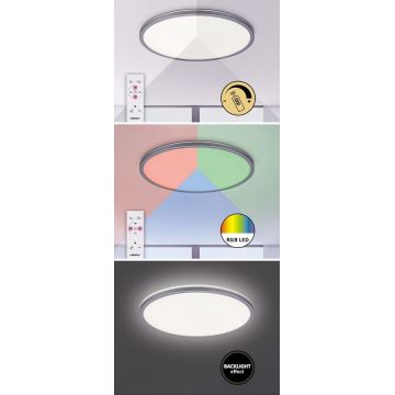 Rabalux - LED RGB pritemdomas lubinis šviestuvas LED/22W/230V Wi-Fi + nuotolinio valdymo pultas