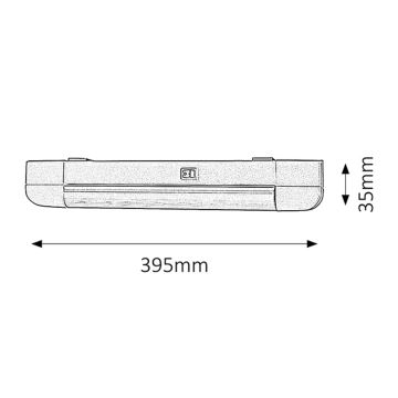 Rabalux - LED apšvietimas po virtuvės spintele 1xG13/10W/230V 39,5 cm