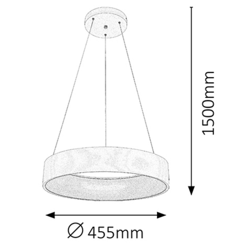 Rabalux - LED pakabinamas šviestuvas LED/26W/230V