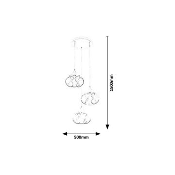 Rabalux - LED Pakabinamas sietynas LED/50W/230V 3000K