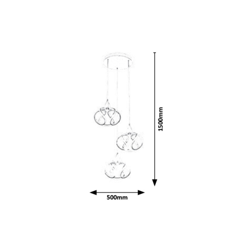 Rabalux - LED Pakabinamas sietynas LED/50W/230V 3000K