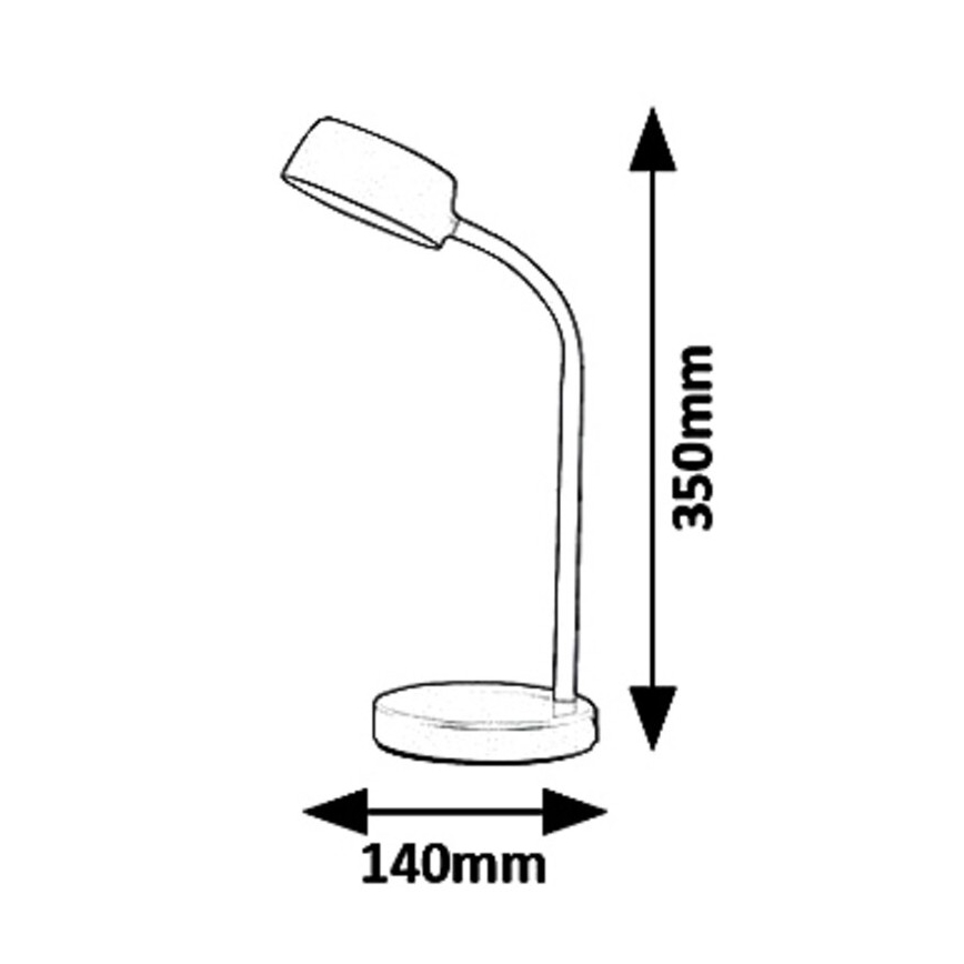 Rabalux 6780 - LED Stalinis šviestuvas BERRY LED/4,5W/230V