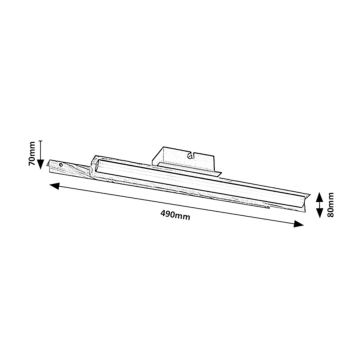 Rabalux - LED sieninis šviestuvas LED/12W/230V 3000K