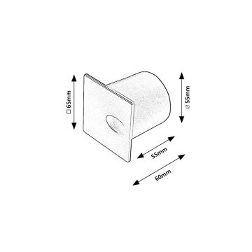 Rabalux - LED Lauko laiptų apšvietimas LED/3W/230V IP54 3000K balta