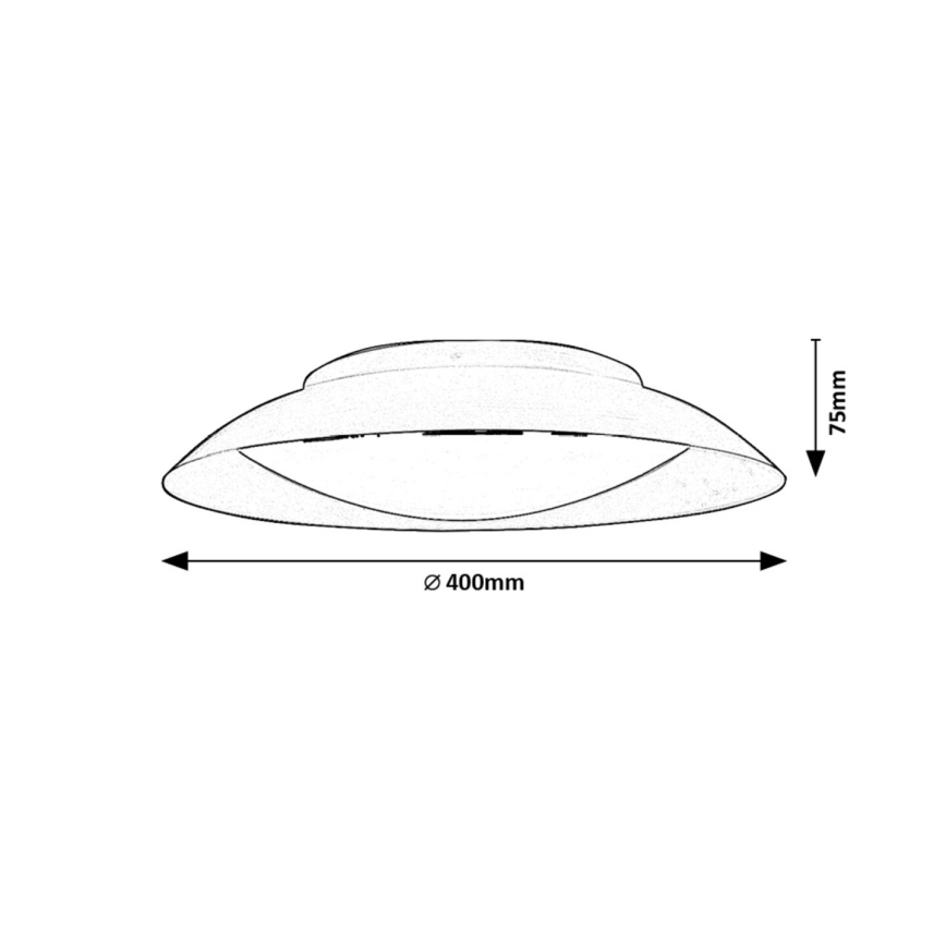 Rabalux - LED lubinis šviestuvas LED/24W/230V 3000K diametras 40 cm