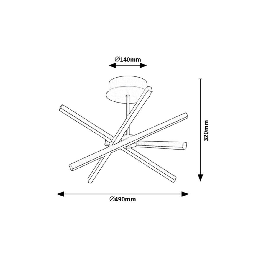 Rabalux - LED sietynas LED/30W/230V 4000K